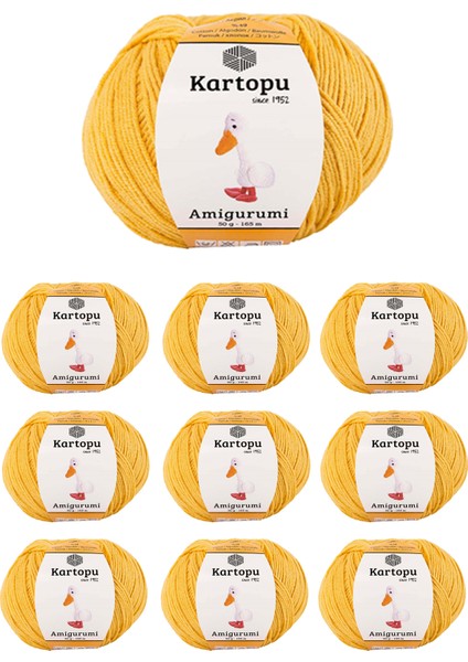 10 Adet Amigurumi El Örgü Ipi 50GR 317
