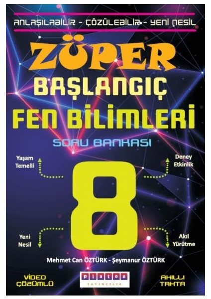 Platon Yayınları 8. Sınıf LGS Fen Bilimleri Züper Başlangıç Soru Bankası Yni