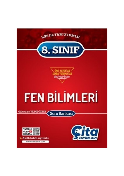 Çita Yayınları 8. Sınıf LGS Fen Bilimleri Soru Bankası