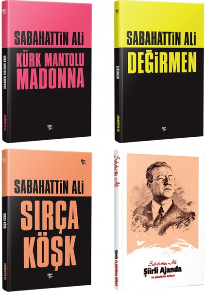 Kürk Mantolu Madonna-Değirmen-Sırça Köşk ve Şiirli Sabahattin Ali Ajandası