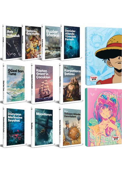 Çocuk Klasikleri 10 Kitap - Luffy ve Icecream Defter