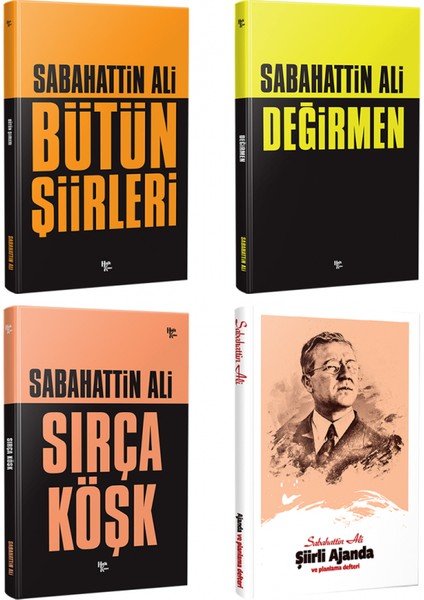 Bütün Şiirleri-Değirmen-Sırça Köşk ve Şiirli Sabahattin Ali Ajandası