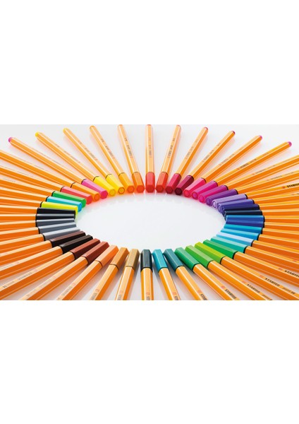 Stabilo Point 88 Fineliner 88/48 Turuncu