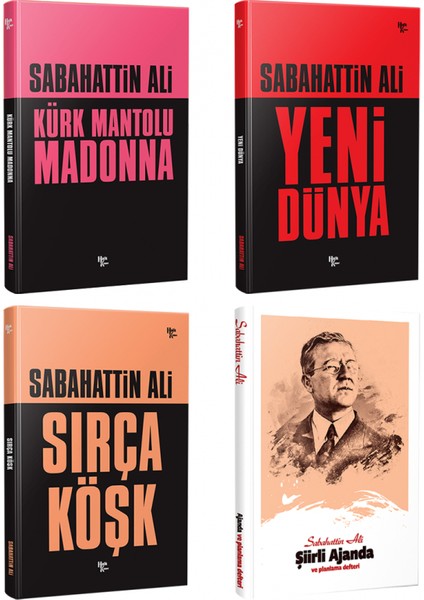 Kürk Mantolu Madonna-Yeni Dünya-Sırça Köşk ve Şiirli Sabahattin Ali Ajandası