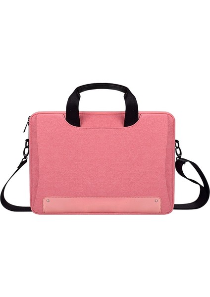 DJ08 Oxford Bezi Su Geçirmez Aşınmaya Dayanıklı Laptop Çantası (Pembe) (Yurt Dışından)