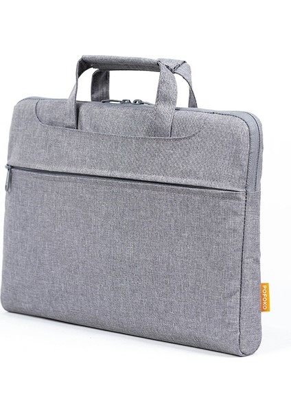 Pofoko A500 13.3 Inç Taşınabilir Iş Rahat Polyester Çok Fonksiyonlu Laptop Çanta Omuz Askısı (Gri) (Yurt Dışından) fırsatları
