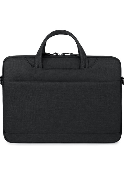 13.3-14 Inç Için Laptop Için Çok Fonksiyonlu Dizüstü Tek Omuz Çantası Çanta (Siyah) (Yurt Dışından)