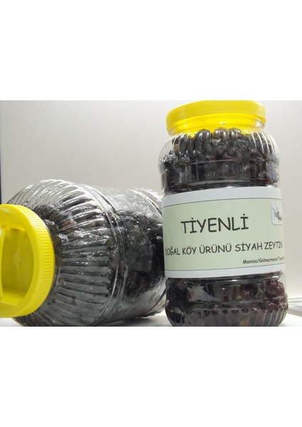 Trilye Tipi Iri Siyah Zeytin X-Large 1 Kg(Kalibre 201-230) Ev Yapımı Doğal Köy Ürünü