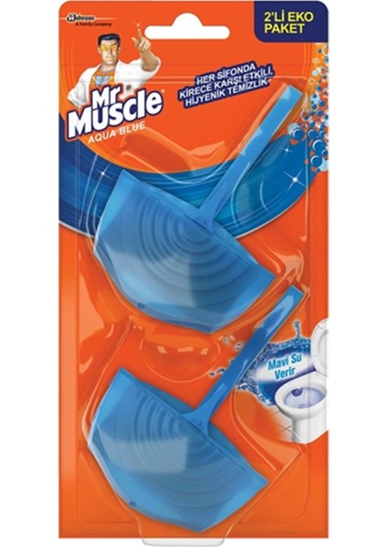 Mr.muscle Aqua Blue Klozet Blok 2'li Paket