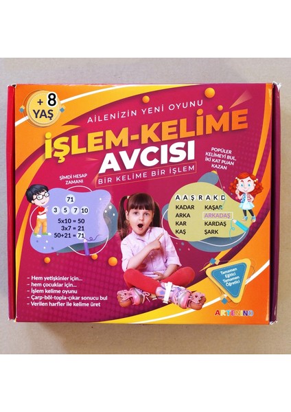 Işlem Kelime Avcısı+Dört Işlem Kartlar Ondalık Sayılar Kesirler