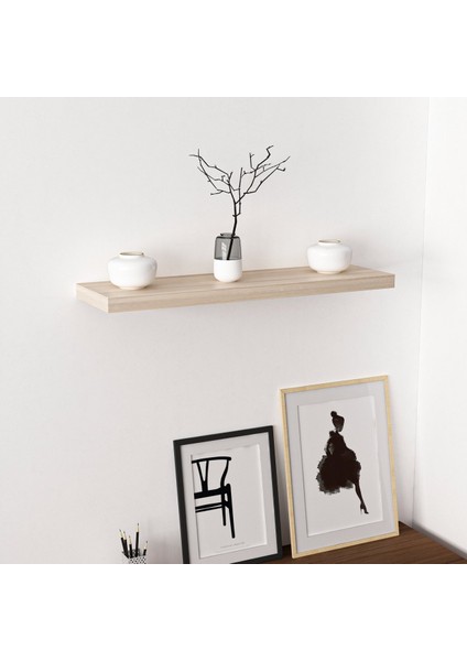 Gizli Tutuculu Duvar Rafı 80 cm - Sonomo
