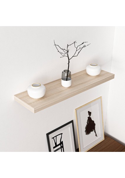 Gizli Tutuculu Duvar Rafı 80 cm - Sonomo