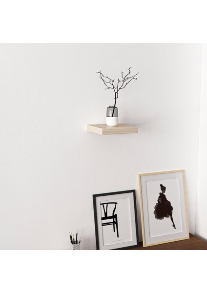Gizli Tutuculu Duvar Rafı 23 cm - Sonomo