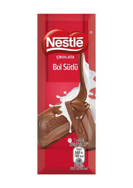 Sütlü Baton Çikolata 30 gr 12'li Paket