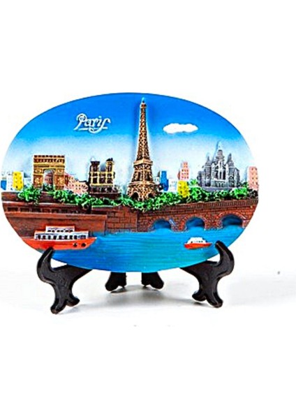 Seramik Biblo Paris Eyfel Kulesi Temalı