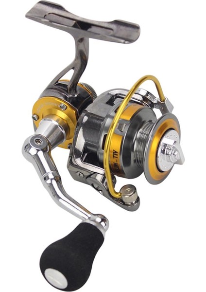 Çinko Alaşım-Işık Mini Balıkçılık Reel Olta Takımı 5.0: 1 175G Altın (Yurt Dışından)
