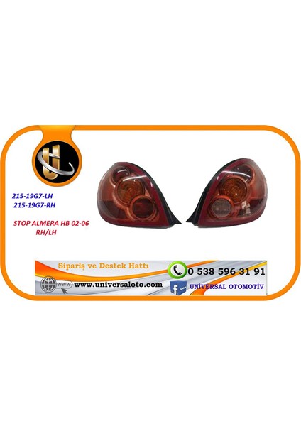 Stop Almera Hb 02-06 Rh