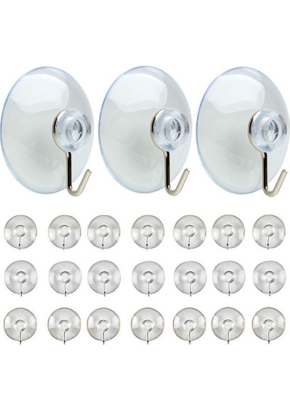 Vantuzlu Kanca Havlu Duvar Askısı - Gri (Yurt Dışından)