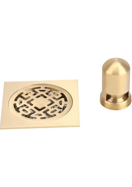 Banyo Bakır Çekirdek Yer Sifonu Duş Süzgeç Anti Clog Koku Yer Süzgeci