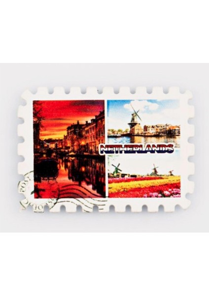 Hollanda Temalı Pul Magnet