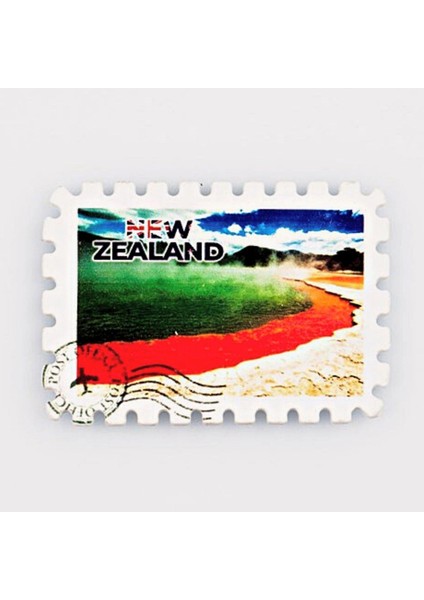 Yeni Zelanda Şampanya Gölü Pul Magnet