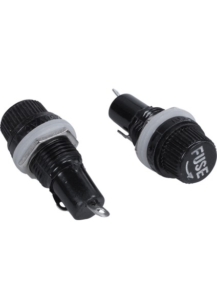 10 Adet 10A Ac 250V 5mm x 20MM Panele Monte Plastik Sigorta Tutucu Soket Mini Çift 12 Seviye Göstergeli