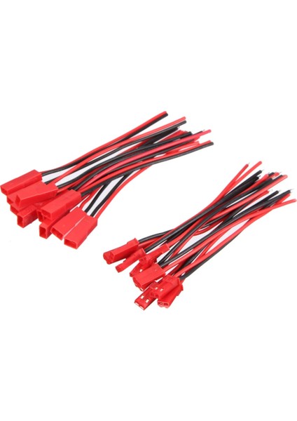 Aracı Excellway 20PCS 2 Pins Jst Dişi Konnektör Fiş Kablo Tel Hattı 110MM 22AWG