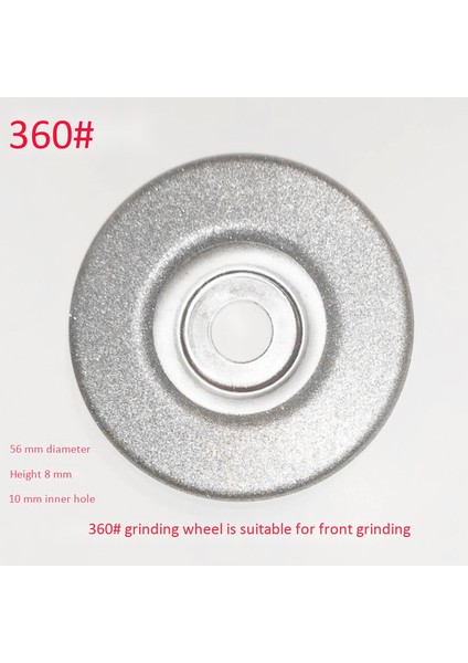 56MM 180/360 Kum Elmas Taşlama Tekerlek Daire Öğütücü Taş Kalemtıraş Açı Kesme Tekerlek Döner Aracı modelleri