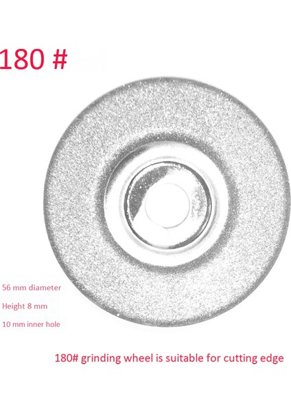 56MM 180/360 Kum Elmas Taşlama Tekerlek Daire Öğütücü Taş Kalemtıraş Açı Kesme Tekerlek Döner Aracı fırsatları