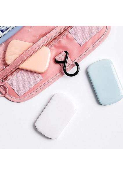 Srıwen 2020 3 Adet Beyaz Sabun Kağıt Kullanışlı Sevimli Yıkama El Banyo Sabunu Gevreği Mini Temizleme Sabunu Levha Seyahat Uygun