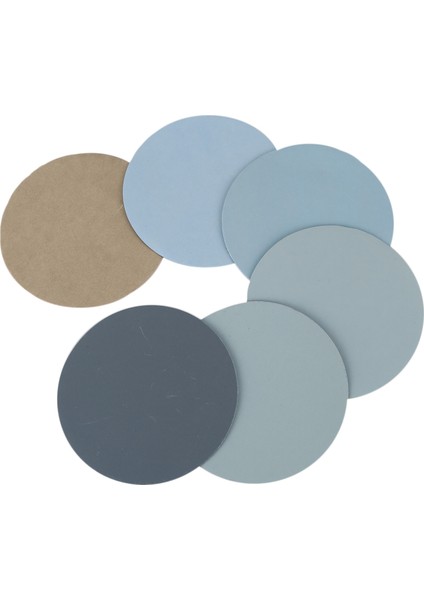 30PS125MM 5 İnç Zımpara Kağıdı - Mavi/Gri (Yurt Dışından)