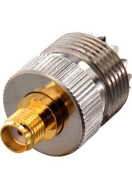 Uhf Dişi SO-239 - Sma Dişi Rf Koaksiyel Dönüştürücü, 2'li PL-259 Uhf Dişi - Uhf Dişi Koaksiyel Kablo Adaptörü