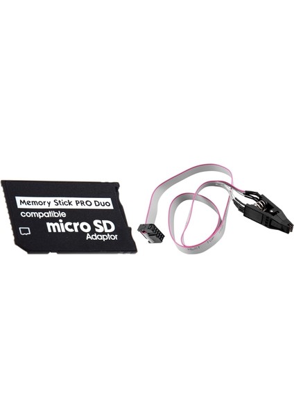 Soıc8 Sop8 Flash Chip Ic Test Klipleri Soket Adaptörü Programcı Bıos/24/25/93 ile Minisdhc Memory Stick Pro Duo