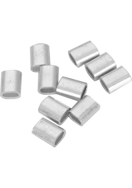 10 Adet 3mm Alüminyum Alaşımlı Tel Halat Yüksük(Yurt Dışından)