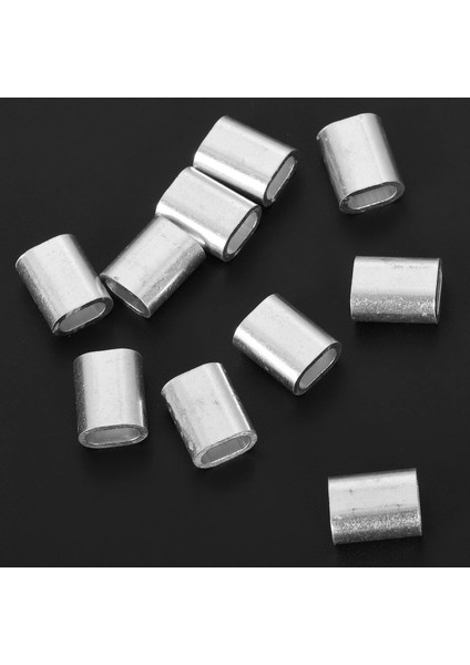 10 Adet 3mm Alüminyum Alaşımlı Tel Halat Yüksük(Yurt Dışından) fiyatları