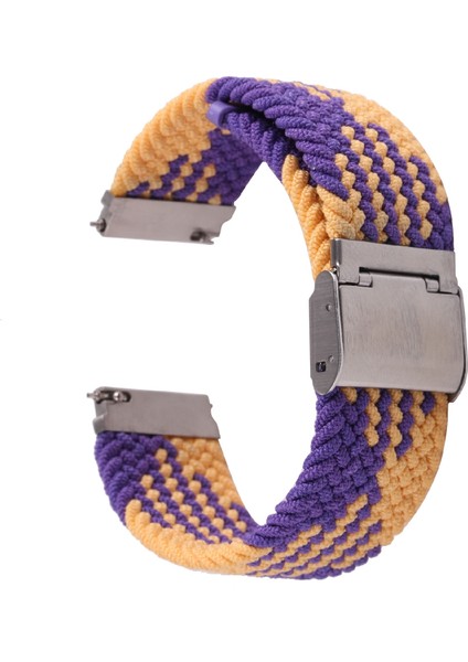 Galaxy Watch 4 20MM Için Naylon Örgülü Metal Toka Kayışı (Yurt Dışından)