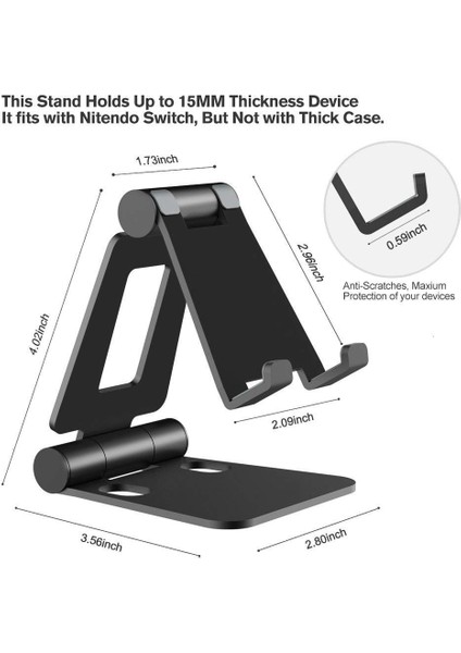 Metal Katlanabilir Ve Dönebilen Telefon Standı Samsung Xiaomi Huawei Masaüstü Cep Telefonu Tutucu Montaj Braketi İphone Için | Telefon Tutucular Ve Duruş (Yurt Dışından) modelleri
