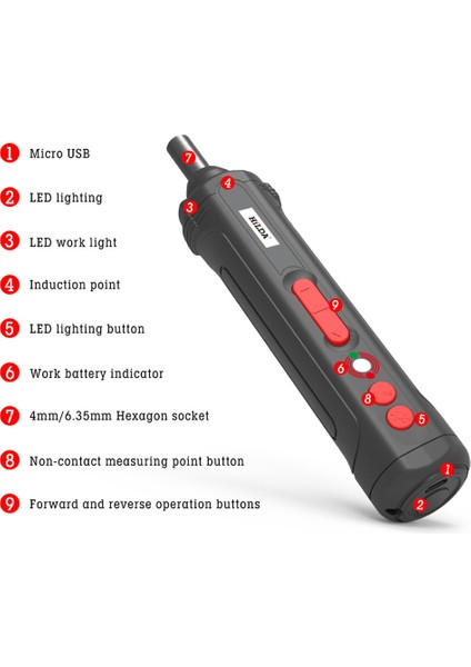 LED Gösterge Işığı ve 19 Adet Uçlu Mi-Ni USB Şarj Edilebilir Elektrikli Tornavida(Yurt Dışından) fiyatları