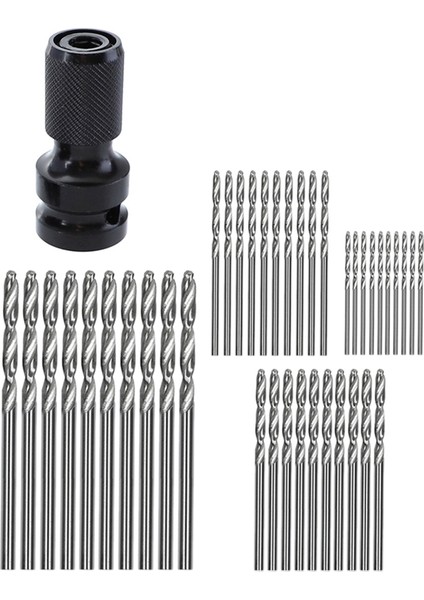 2 Takım Aksesuarlar: 1 Takım 1/2 Inç Ila 1/4 Inç Altıgen Cırcır Lokma Anahtar Soket Adaptörü ve 1 Takım 40 Adet Mini Matkap Hss Ucu fiyatları