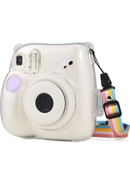 Fujıfılm Instax Mini 7+ Için Kayışlı Zshskj Koruyucu Kristal Kılıf (Yurt Dışından)