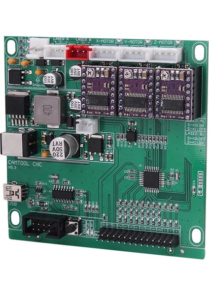 1610,2418,3018 Makinesi Için Grbl USB Bağlantı Noktası Cnc Oyma Makinesi Kontrol Panosu