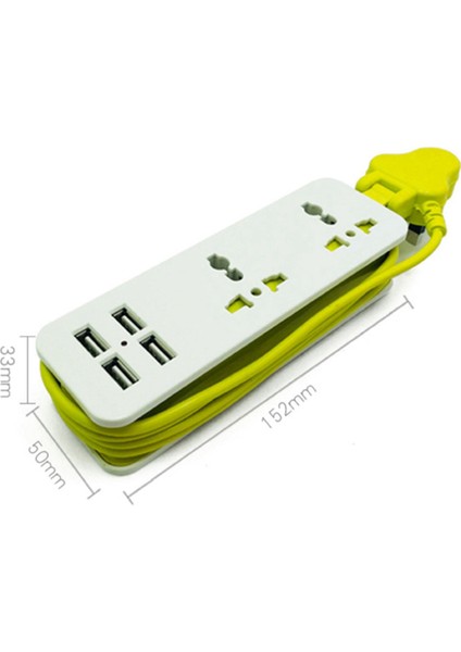 2 Adet Uzatmasoket Taşınabilir Şarj Portları USB Soketisoketler Akıllı Şarj Cihazı Duvar Ingiltere Fişi ve Ab Fişi fırsatları