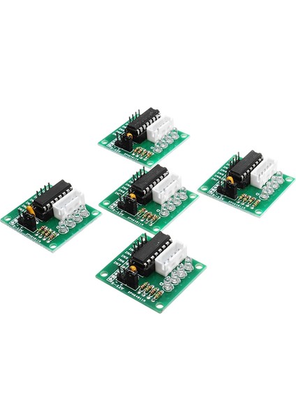 5 Adet 5V Step Motor Seti ULN2003 Sürücü Kartı Dupont Kablo Çapı 28MM Arduino Için