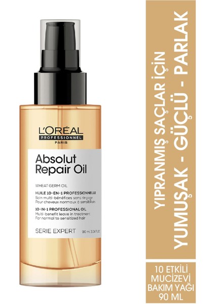 L'oreal Professionnel Serie Expert Profesyonellerin Altın Bakım Seti, Absolut Repair