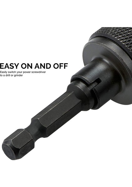 4 Adet Matkap Chuck Hızlı Değişim Adaptörü Mini 3-Jaw Matkap Chuck Tornavida Adaptörü Elektrikli Matkap Dönüşüm Chuck Seti modelleri