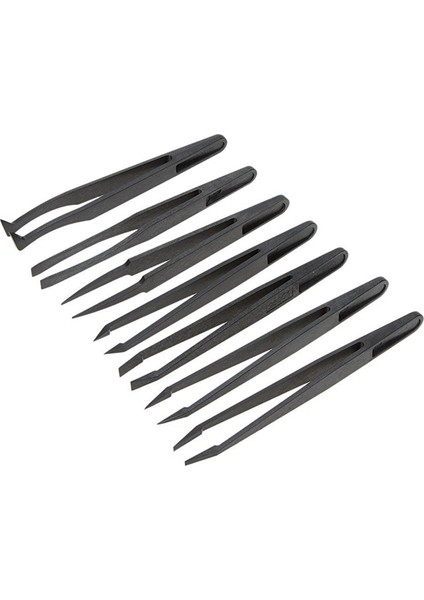 Adet Siyah Plastik Antistatik Düz Tabanlı Üst Uç Cımbız El Aletleri Seti ve 10 Adet 16MM Elmas Kesilmiş Disk Tekerlek Döner Kesme Aletleri, Iki Mandrel Arbors ile indirimleri