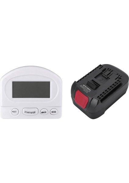 1 Adet Mini LCD Dijital Geri Sayım Makinesi - Beyaz (Yurt Dışından)