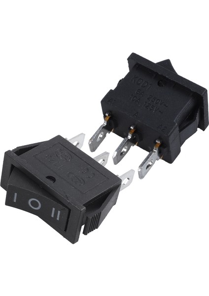 Adet x Ac 10A/250V 15A/125V 3 Pin Spdt On-Off-On 3 Pozisyonlu Tekne Rocker Anahtarı & 1x Ac 250V/6A 125V/10A fiyatları