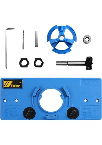 15-35MM Gizli Fincan Tarzı Menteşe Jig Sıkıcı Delik Matkap Kılavuzu + Ahşap Kesici Marangoz F Ağaç Işleme Aletleri(Yurt Dışından)