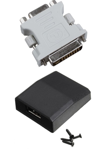 DVI Erkek 24 Artı 5 Dvı-I - VGA Dişi Adaptör ve Güneş Paneli Katlama Çantası USB Bağlantı Kutusu Şarj Cihazı Için 5V 2A Plastik Kasa